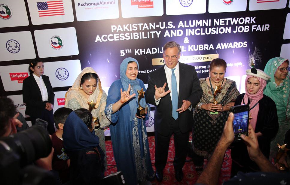 US Envoy Blome at PUAN Accessibility and Inclusion Job Fair
