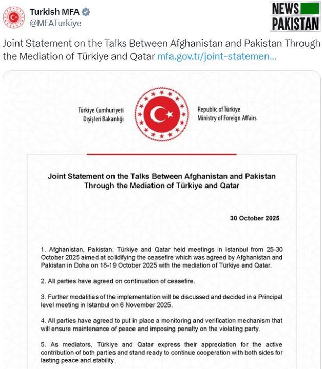 Pakistan Afghanistan talks 
pak-Afghan ceasefire to continue