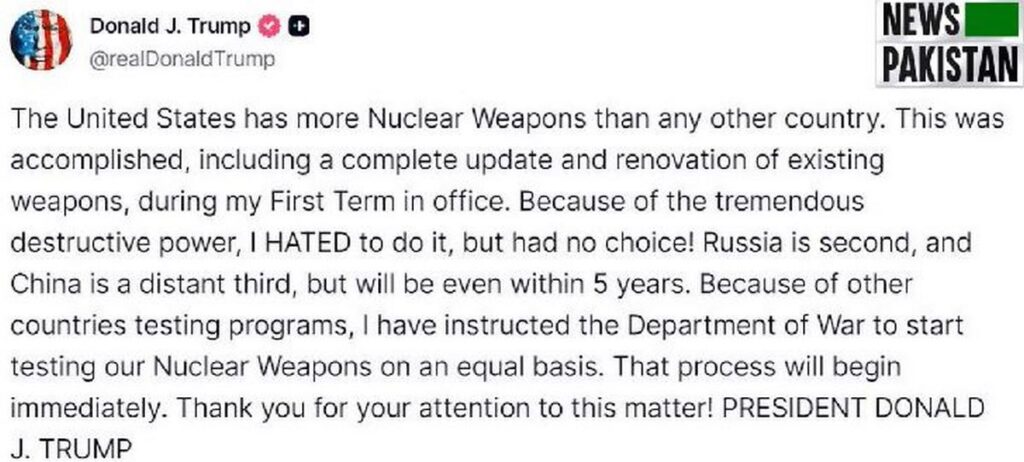 Trump took to the Social