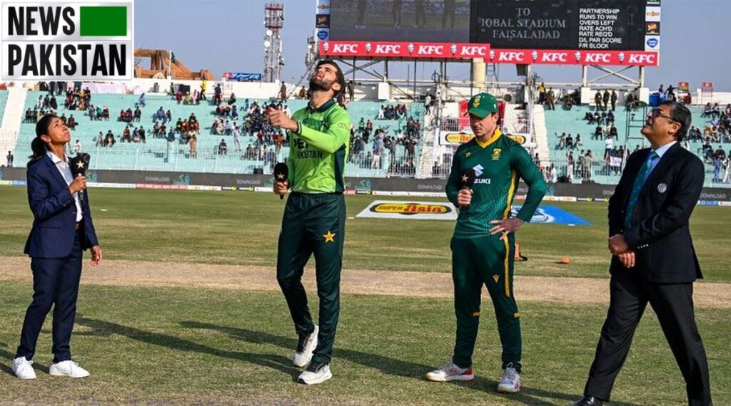 Captain of the Cricket team of South Africa won the toss against Pakistan
