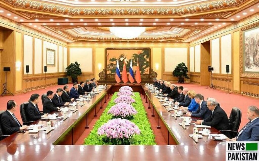 Russian delegation headed by the PM met President of China on 4th Nov 2025