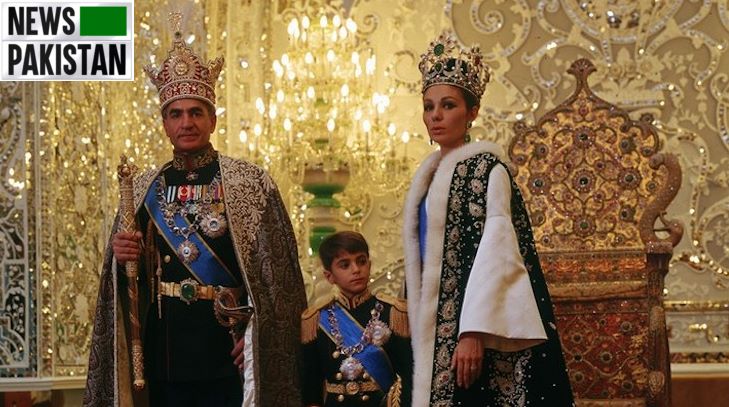 Crown Prince of Iran with parents