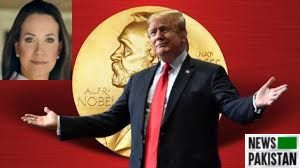 Trump accepts Nobel Peace Prize