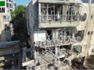 Iran US War Irani missile hit building in Israel