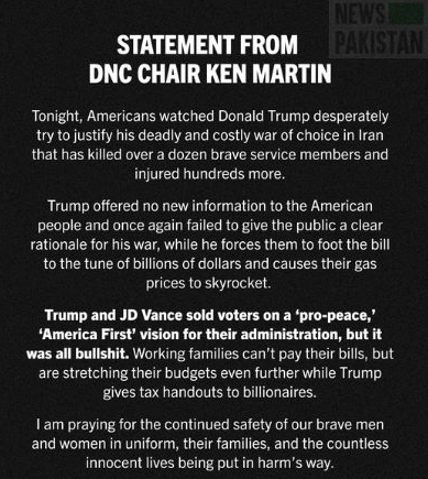 Ken Martin comments on Iran US War