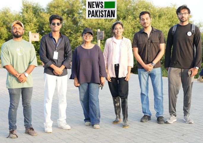 Iqra University Students Plant mangrove