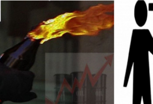 Petrol bomb dropped on citoyens citing Iran US war