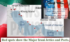 Iran US War Strait of Hormuz Major Jetties and Ports of Iran Trump Warns Iran not to use small boats to attack US ships blocking the Strait of Hormuz