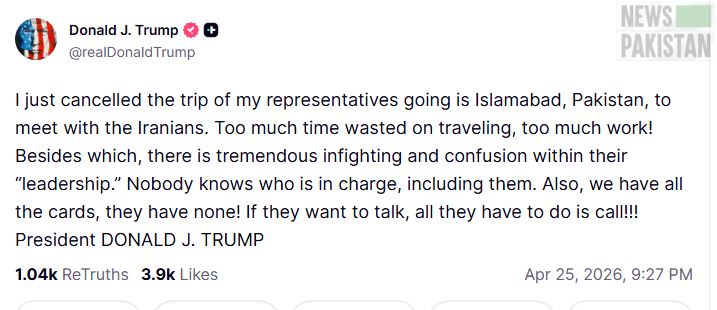 FM of Iran left Islamabad after giving a list of their demands