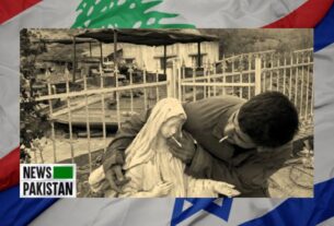 Israeli soldier desecrating Virgin Mary statue in Lebanon