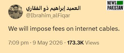 Iran to charge tax for the sub-sea cables in the area of Hormuz