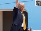 Trump lands in China
