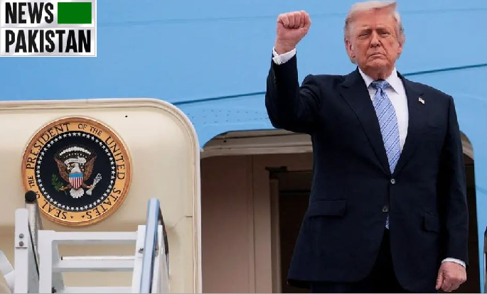 Air Force One departs China